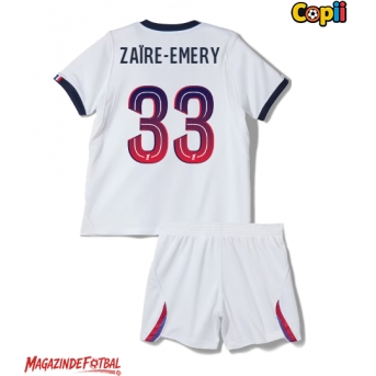 Paris Saint-Germain Warren Zaire-Emery #33 Echipament de Fotbal Replică 2026-27 Copii Deplasare (+ Șorturi)